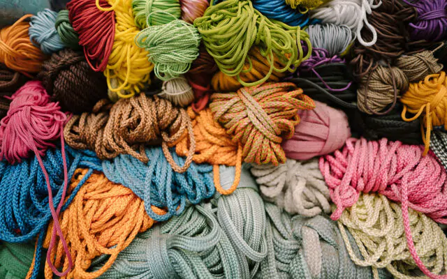 Seile in diversen Farben