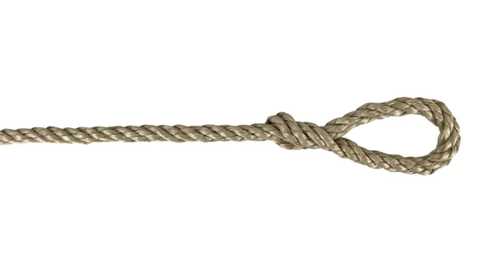 Bindestrick Agrilen mit Schlaufe