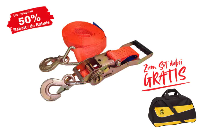 Zurrgurte Orange-Line 5000 ZR K im Set
