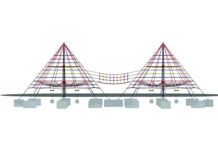 Kletterpyramide Typ 450 DUO