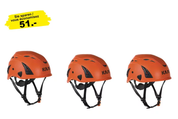 Arbeitshelm KASK Superplasma AG 3-er Set, orange