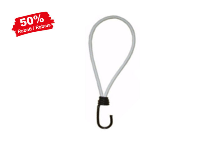 Corde élastique avec crochet métallique