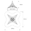 Raumnetzpyramide Typ 400-3D