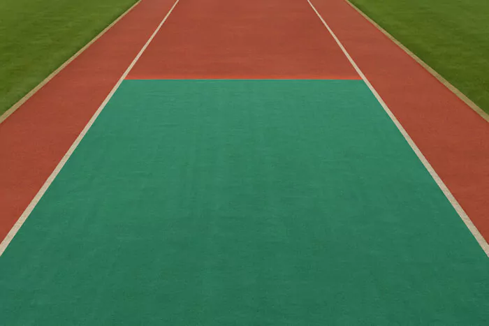 Weitsprunggrube Abdeckung
