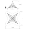 Raumnetzpyramide Typ 600-3D
