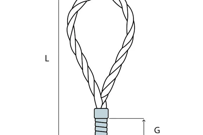 Elingues d'ancrage avec filetage extérieur ronde