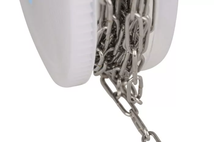 Chaîne en acier rond INOX A2, maillons en C