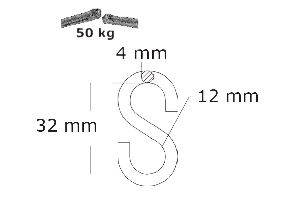 S-Haken INOX