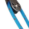 Blockseilrolle einfach INOX mit Nylon-Rolle und Bolzen