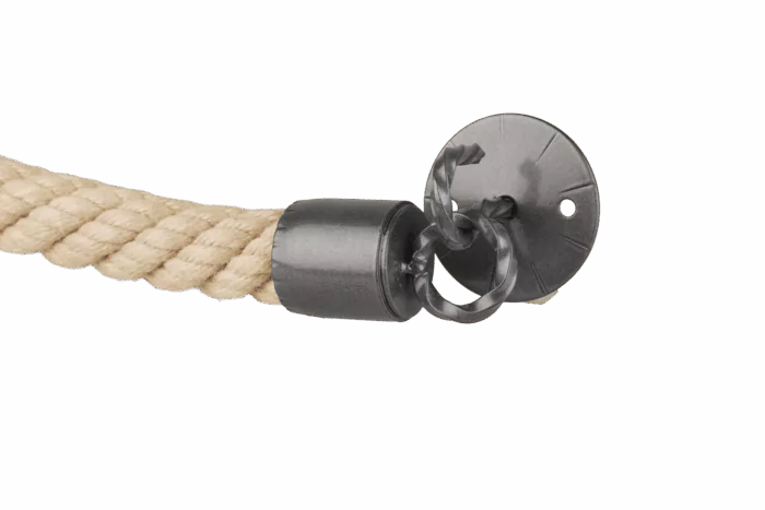 Seilendkappe mit Ring für Treppenhandlauf
