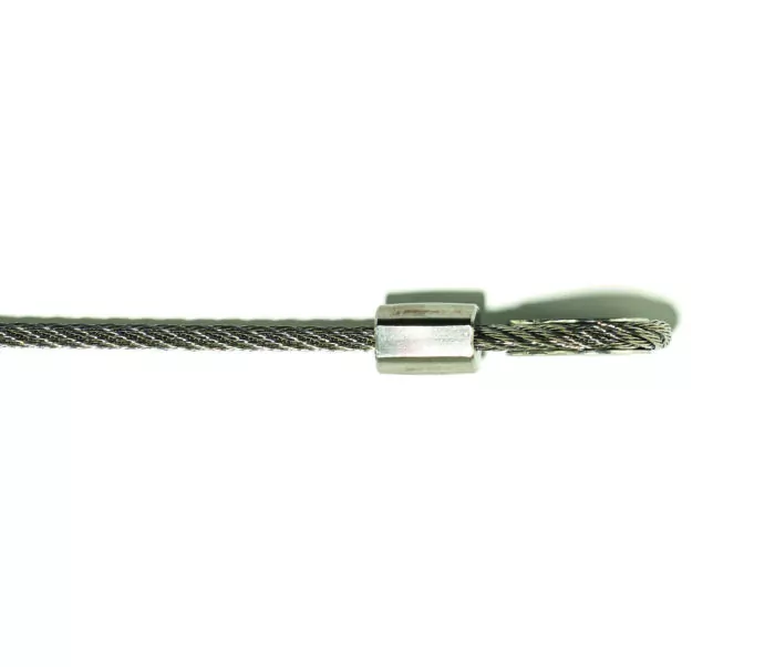INOX-Schlaufen verpresst mit Kausche