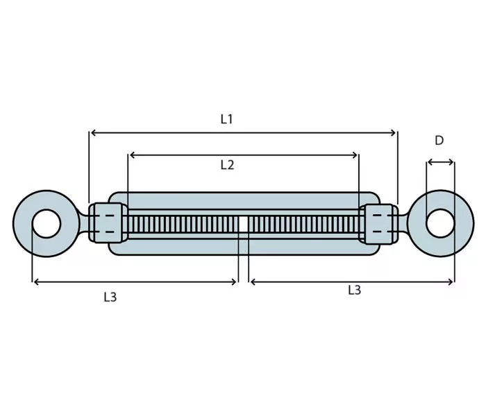 Spannschrauben mit Ösen INOX
