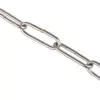 Chaîne en acier rond INOX A2, maillons en C