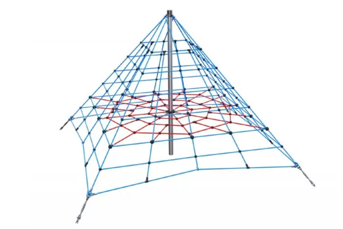Kletterpyramide Typ 300-95 mit Netzboden