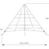 Kletterpyramide Typ 300-95 mit Netzboden