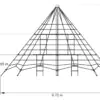 Kletterpyramide Typ 450-95 mit Netzboden
