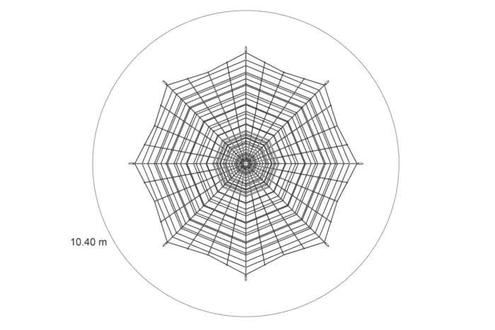 Kletterpyramide Typ 550-95 mit Netzboden