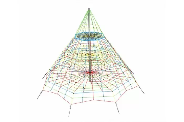 Kletterpyramide Typ 650-95 mit Netzboden