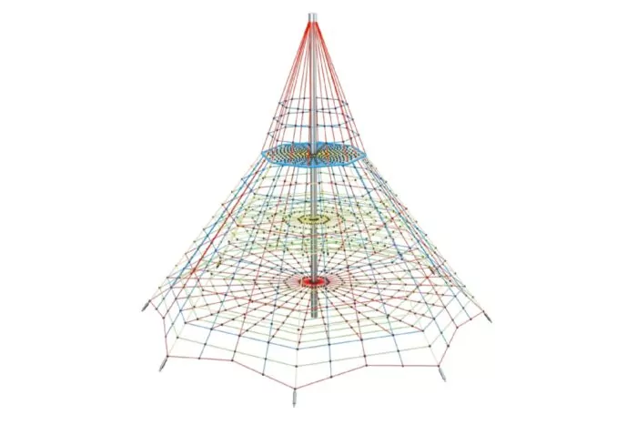 Kletterpyramide Typ 750-95 mit Netzboden