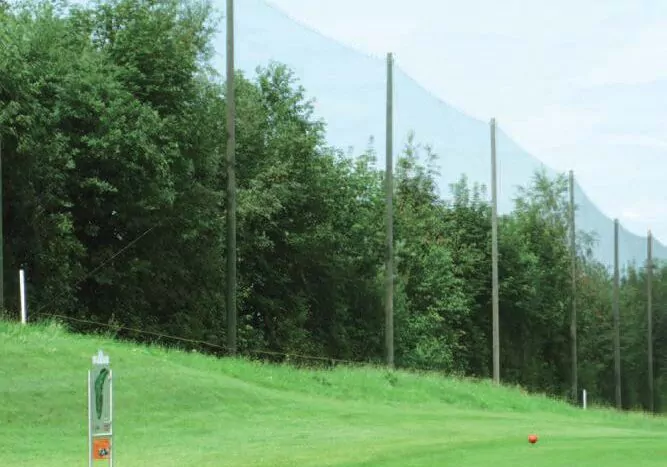 Ballfangnetz für Golfplätze