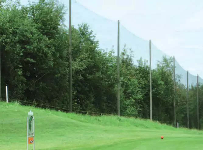 Ballfangnetz für Golfplätze