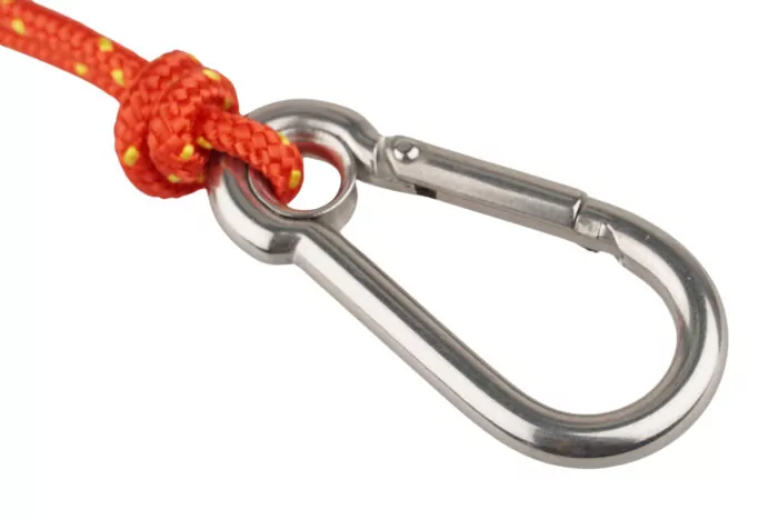 Mousqueton INOX avec oeillet
