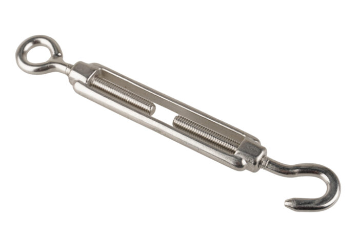 Spannschraube INOX mit Haken und Öse