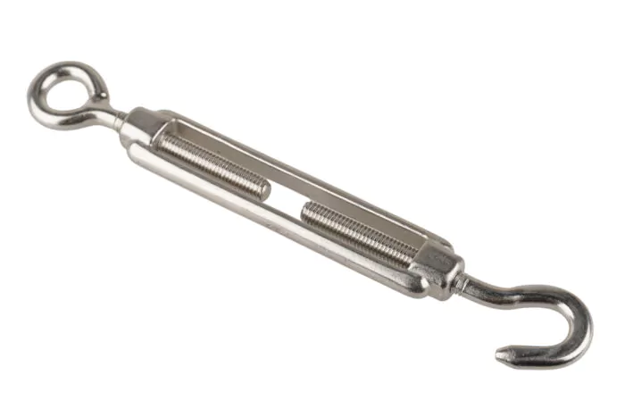 Spannschraube INOX mit Haken und Öse