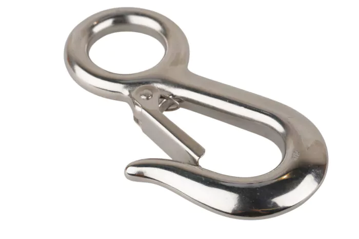 Ösenhaken mit Klinke INOX
