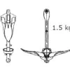Klappanker INOX
