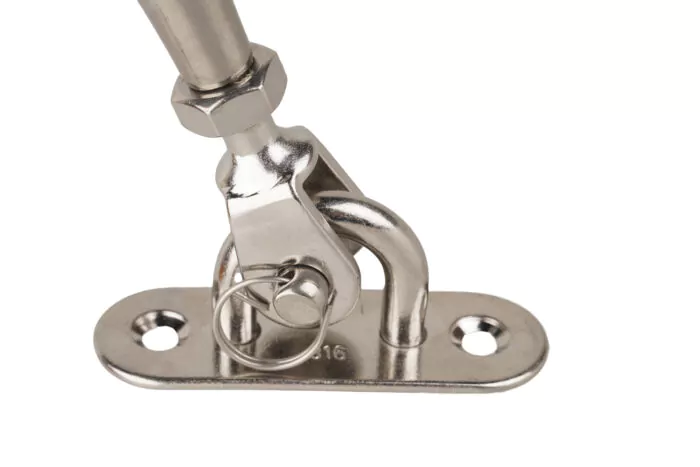 Pontet sur platine INOX, oblong