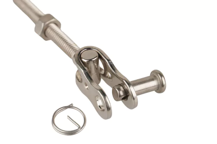 Fourche avec filetage extérieur