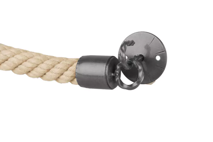 Seilendkappe mit Ring für Treppenhandlauf