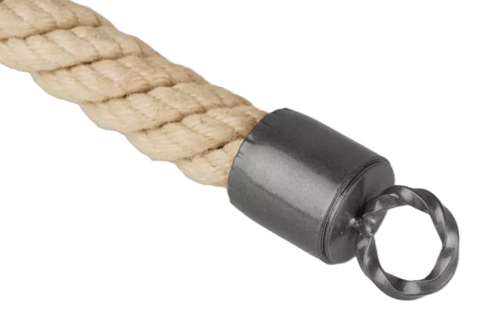 Seilendkappe mit Ring für Treppenhandlauf